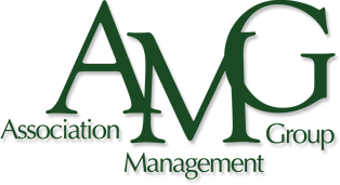 the logo for the association management group