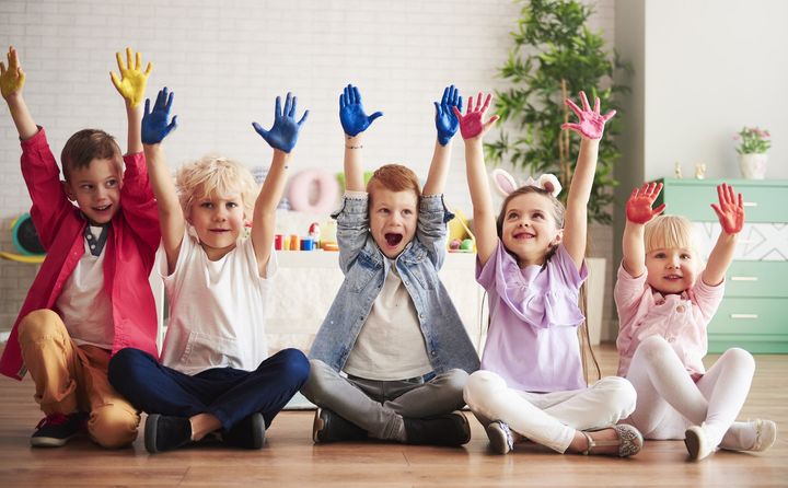 Kids Raising Hands — Greer, SC — Precious Jewels Private School