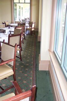 Hospitality Dining Area — Flooring Services in Pleasanton, CA