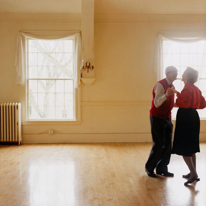 Seniors Dancing — Flooring Services in Pleasanton, CA