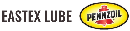 A logo for eastex lube pennzoil is shown on a white background.