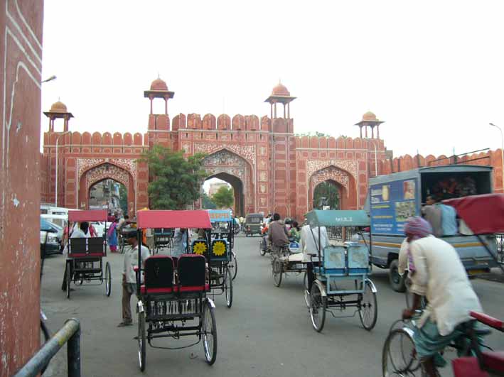 Indien Reise Jaipur Ajmer Gate