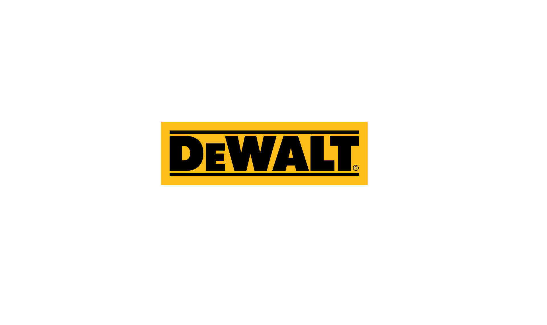 Фирма б. DEWALT лого.