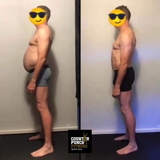 before and after photo