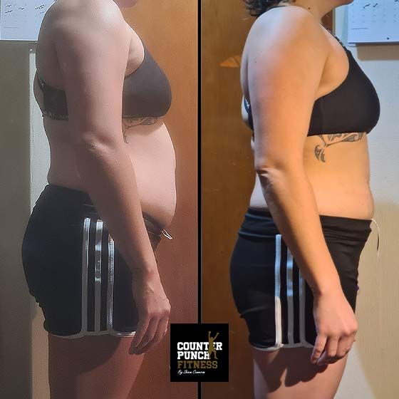 before and after photo