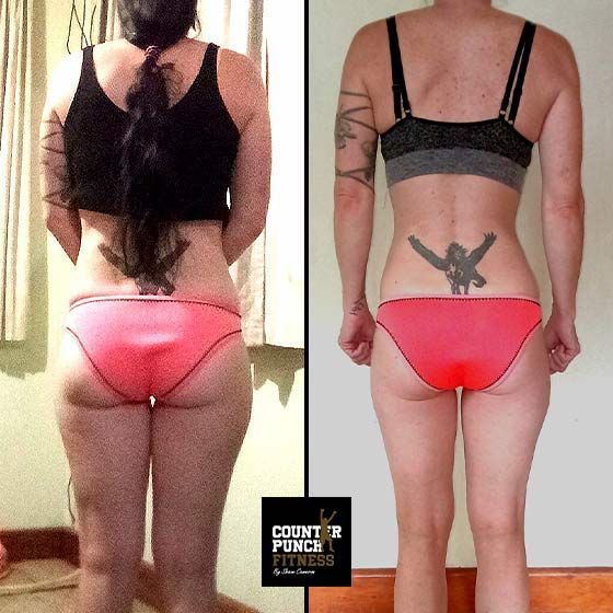 before and after photo
