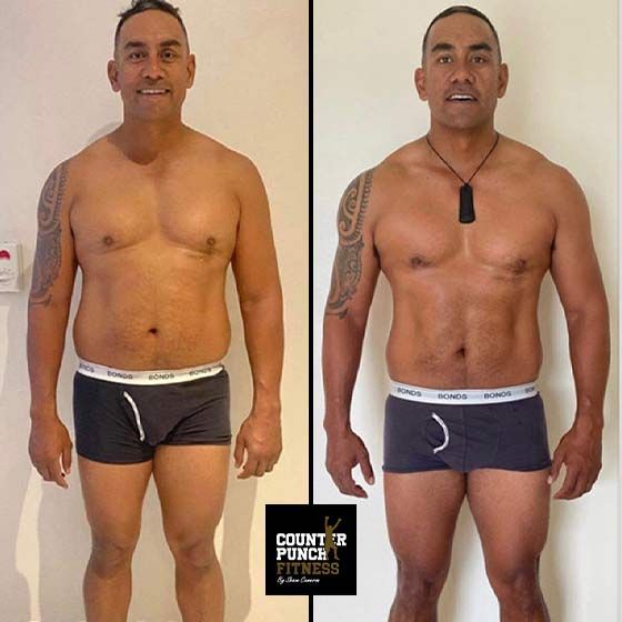 before and after photo