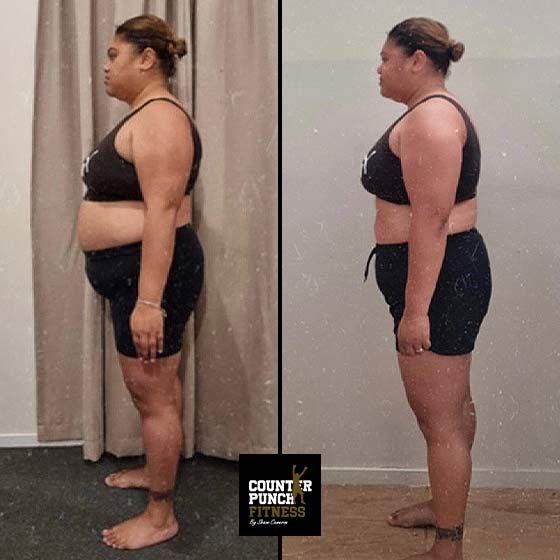 before and after photo