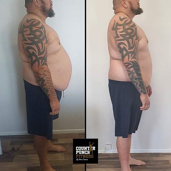 before and after photo