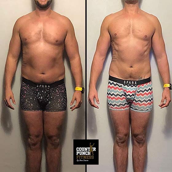 before and after photo