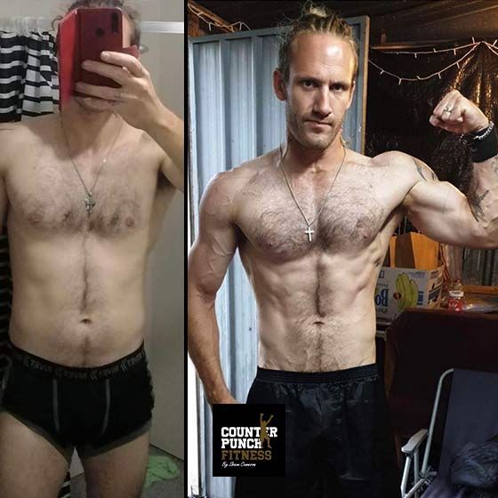 before and after photo