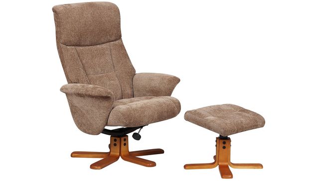 fabric swivel recliner