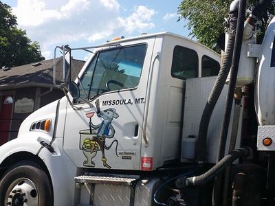 Septic Pumper Truck — Missoula, MT — Dirty Treasures Sewer & Septic