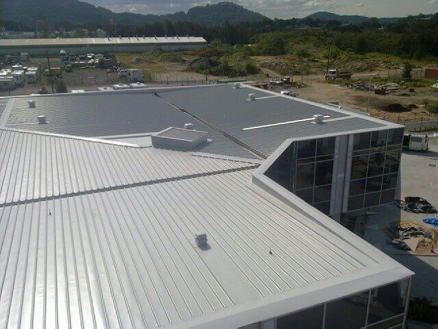 Flat Roof — Hi Tech Roofing in Kilaben Bay, NSW