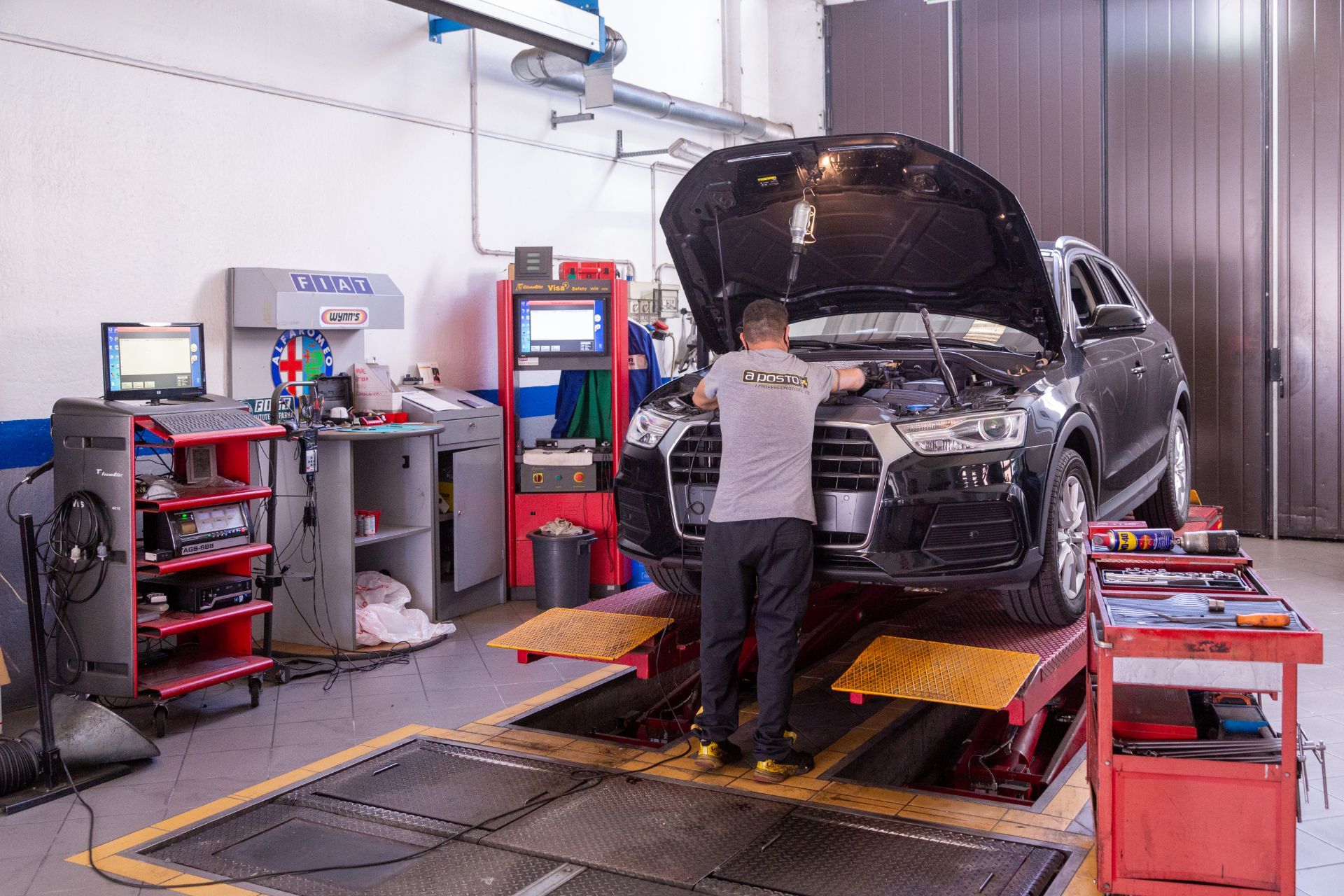 controllo motore di un'automobile