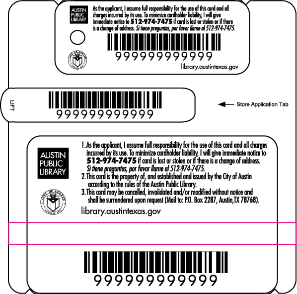 Library and patron cards