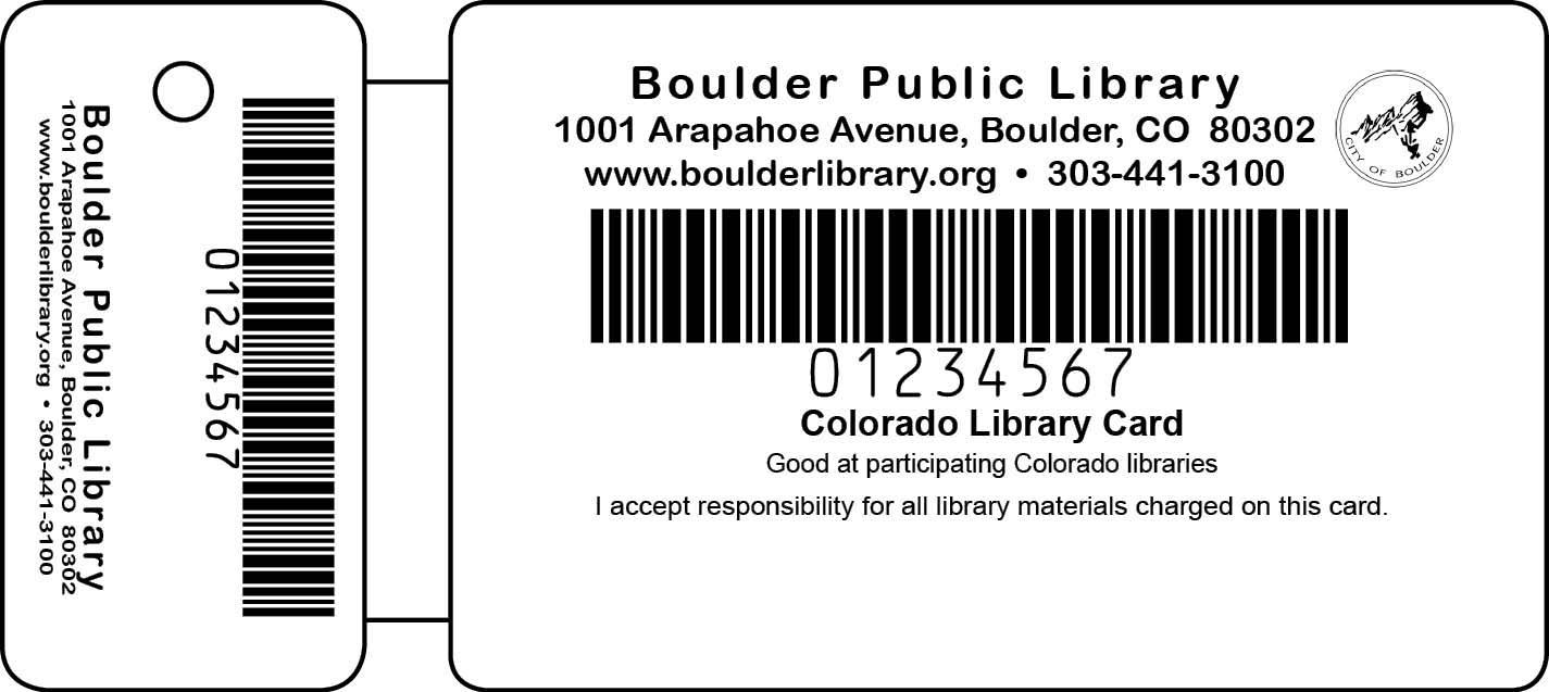 Library and patron cards