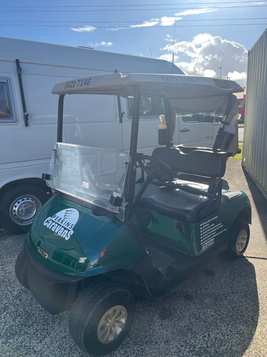 A Used Petrol Golf Cart For Sale - Perkins Caravans Ballina
