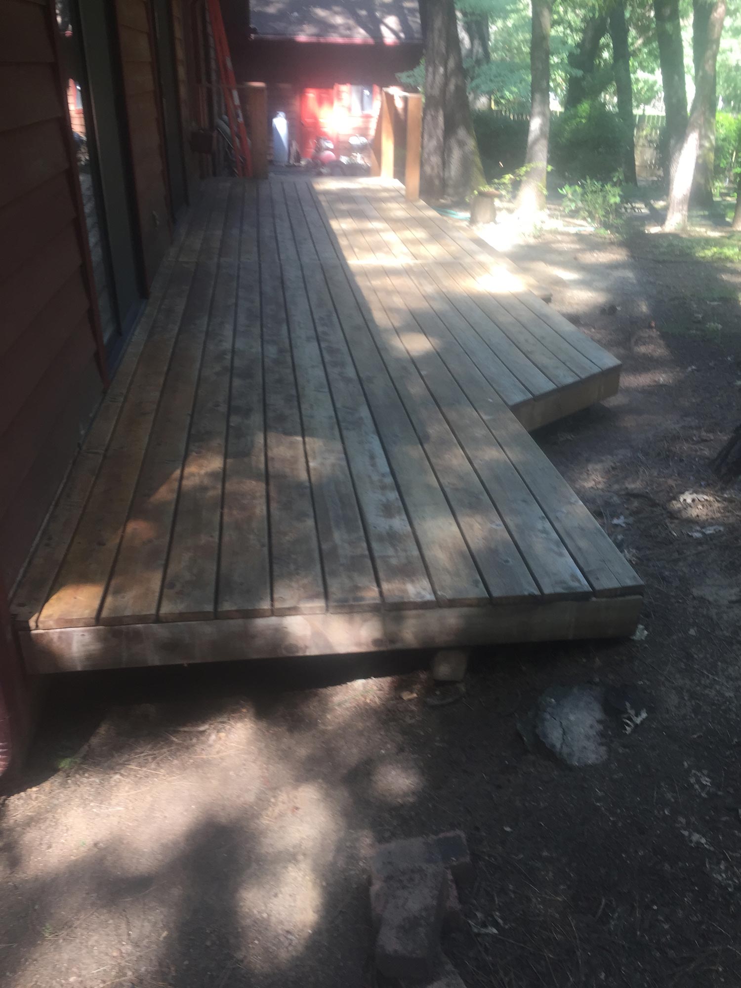 Deck Before — Spokane, WA — TM Painting & Construction