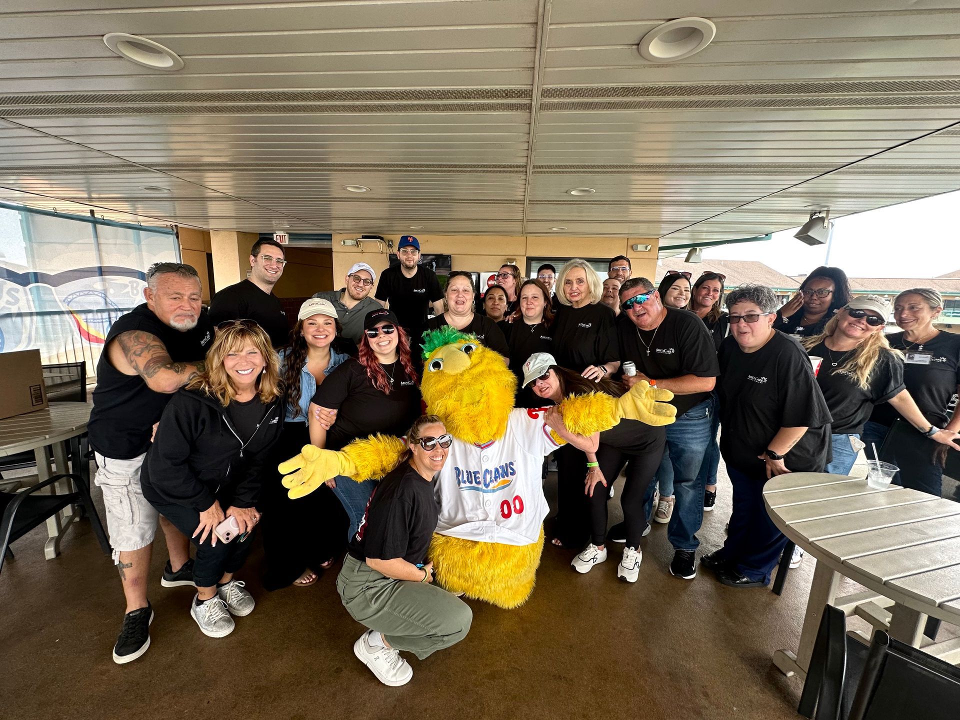 AristaCare Celebrates Manchester & Whiting Teams with BlueClaws Outing
