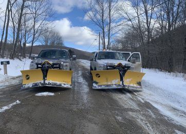 Snowplowing — Deposit, NY — J-Line Stripe