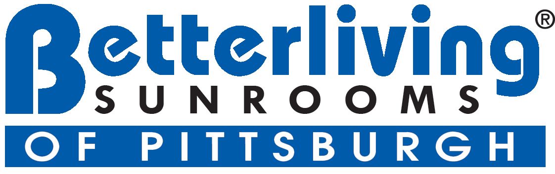 the logo for better living sunrooms of pittsburgh
