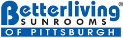 the logo for better living sunrooms of pittsburgh