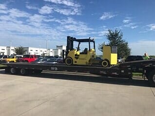 Placing Equipment on Flatbed - Rigging Contractor in Tampa, FL