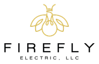 A logo for firefly electric llc with a firefly on it