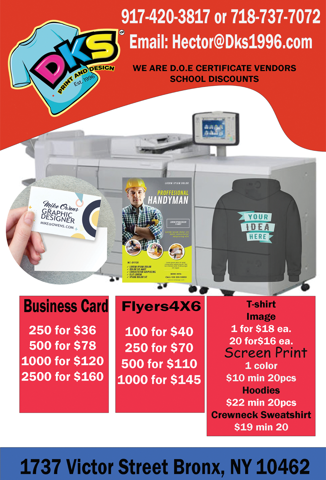 Printing and Copy Center 