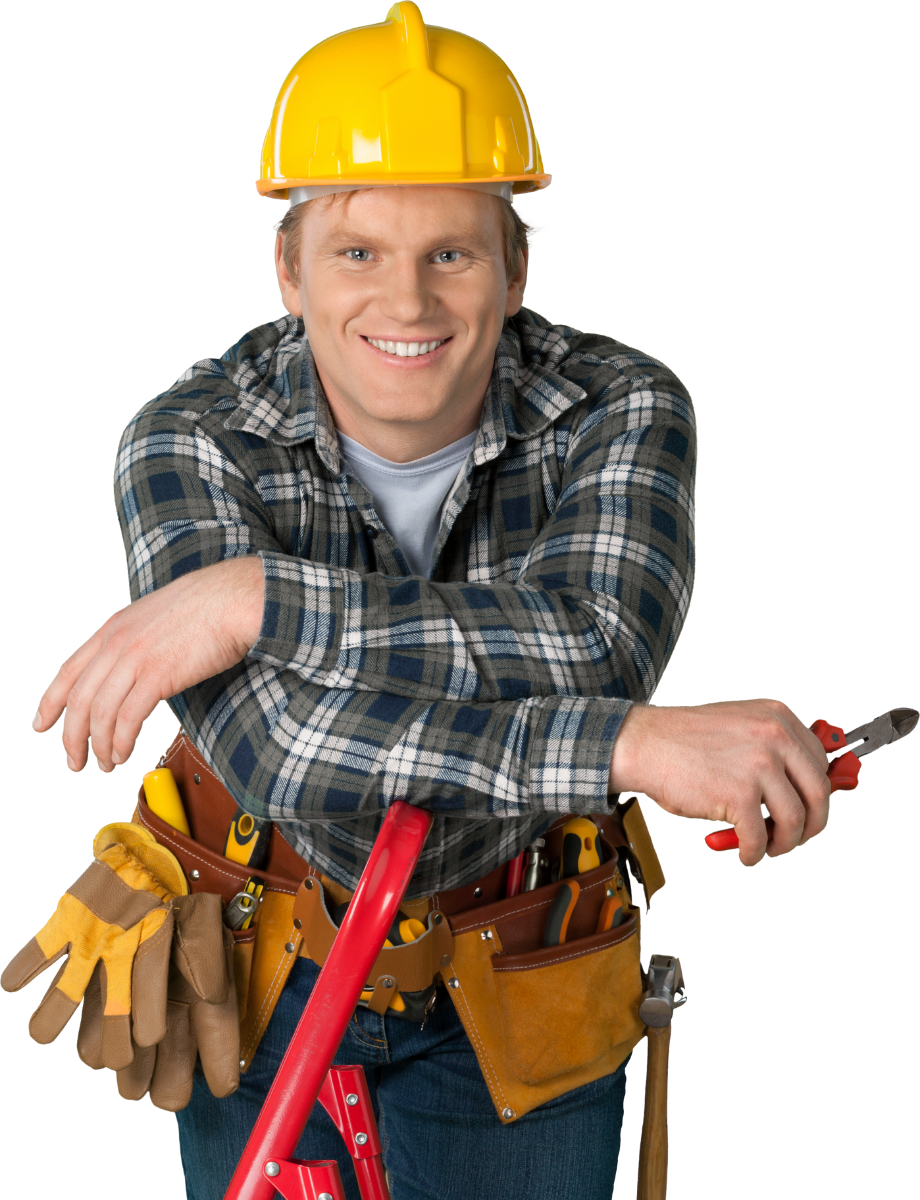 electrician smiling