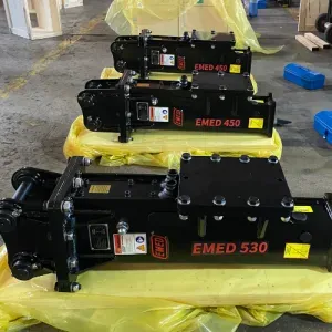 Skid steer rock breakers & post rammers