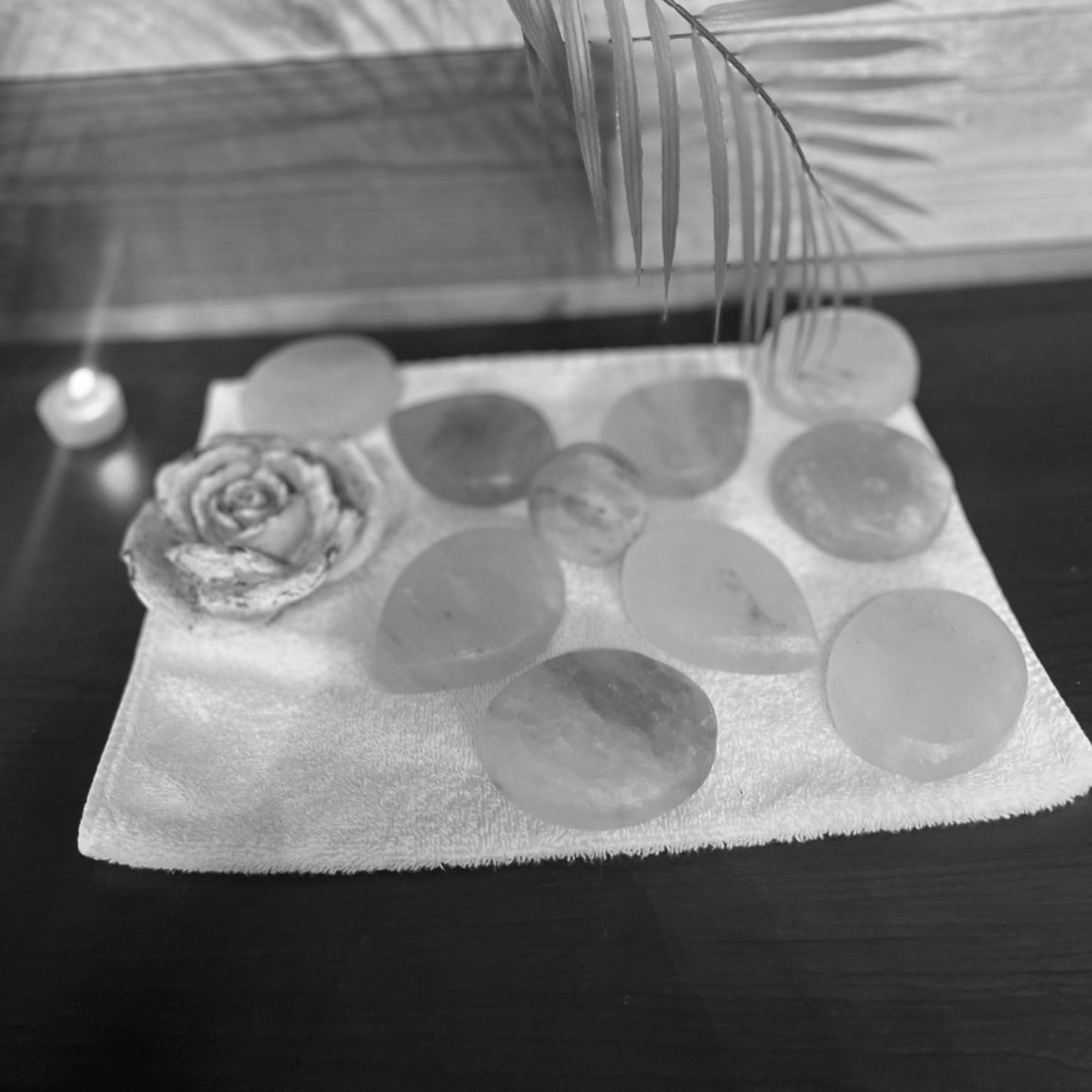 Black and white photo of Block Buddy and Block Baby tools used in block therapy services at The Traveling Sole in Omak, WA