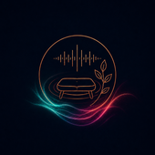 Vibroacoustic Therapy coming soon to The Traveling Sole in East Wenatchee, featuring a massage table, sound waves, and restorative vibration-inspired design.