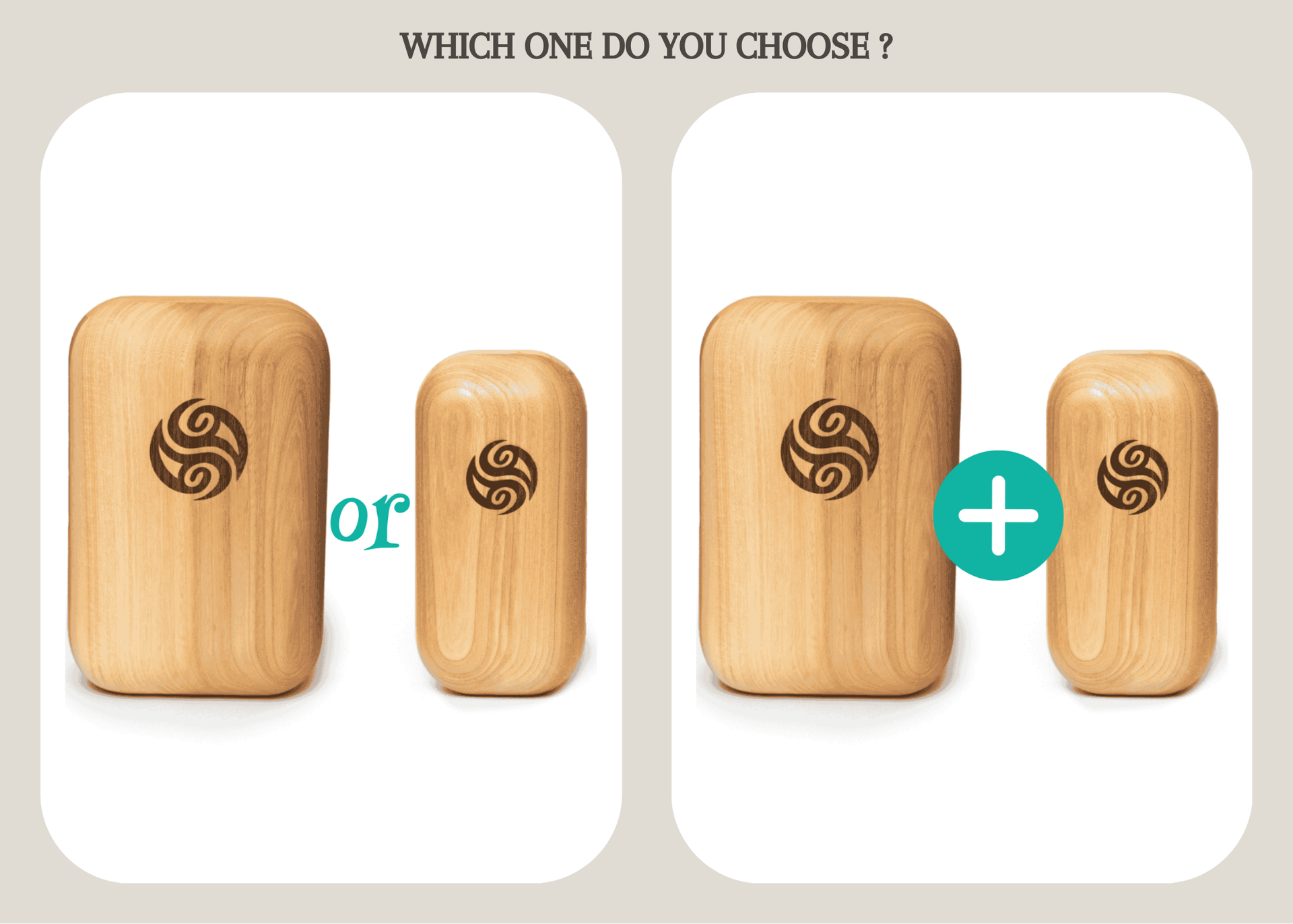 Block Therapy blocks shown for size comparison