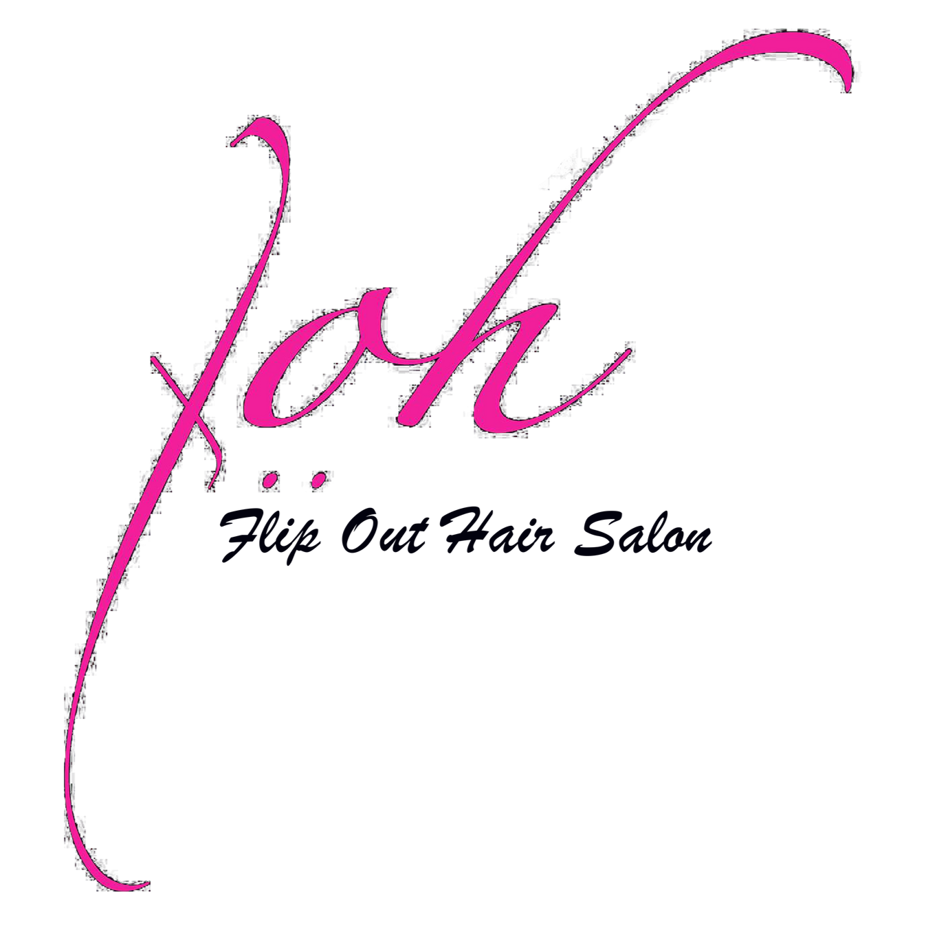 Flip Out Hair Salon Logo