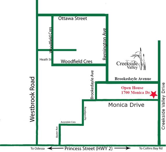 Map of Creekside Valley Community