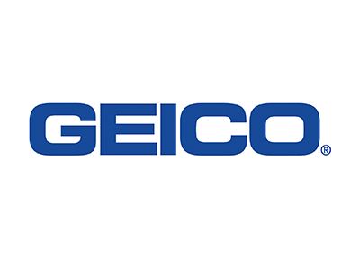 GEICO blue logo on a white background