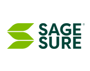 SageSure logo with green stylized “S” icon and dark green company name text