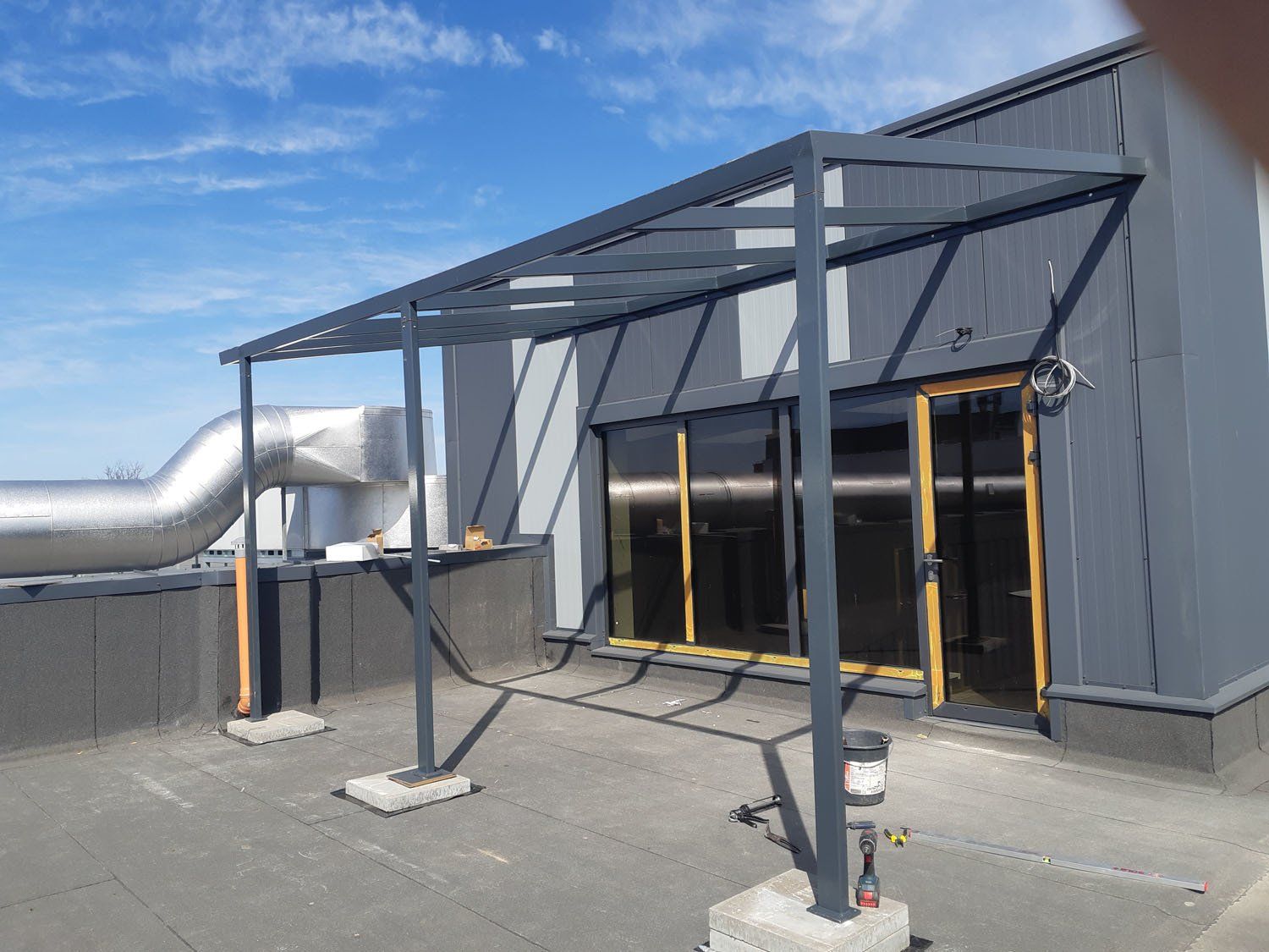 verandos rėmų karkasas