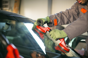 Norcal Auto Glass — Mechanic Changing Glass On Car in San Jose, CA