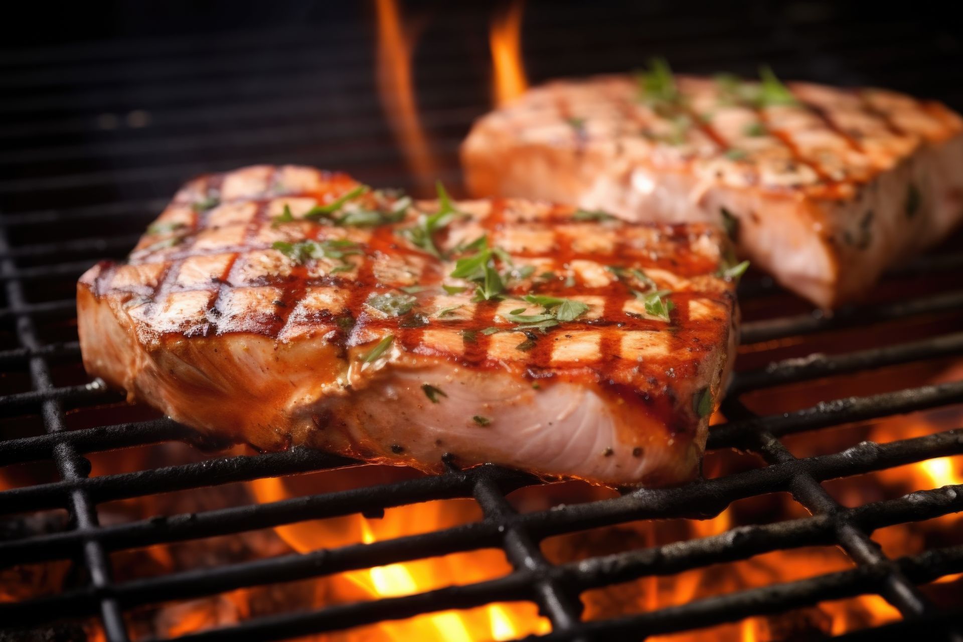 Grilled seafood