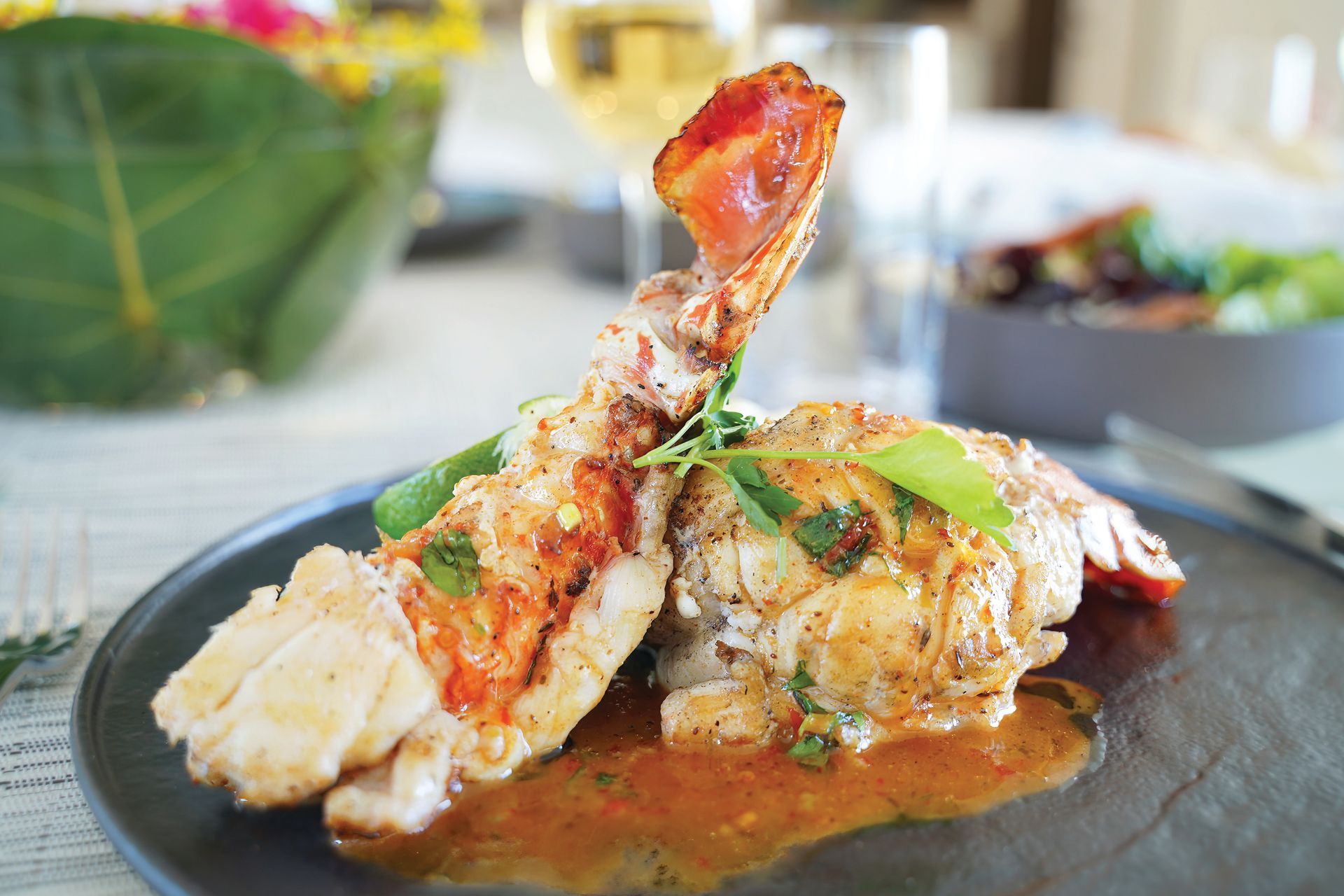In-villa private chef cuisine