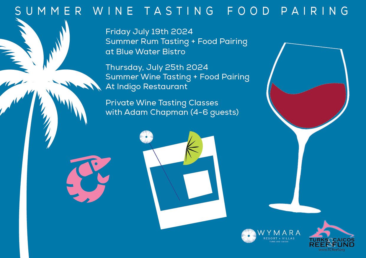 A poster for a wine tasting event on july 24th