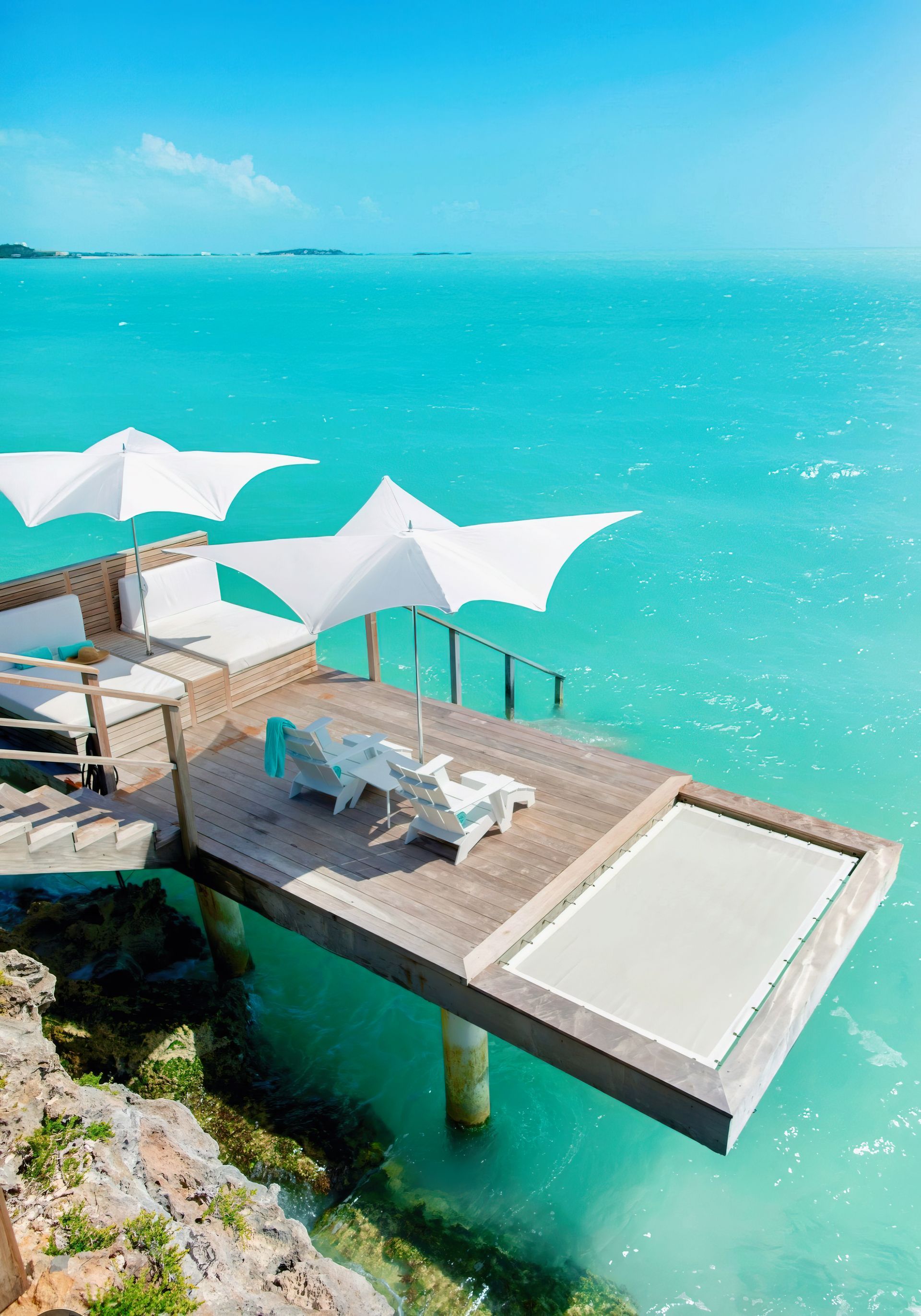 Four Bedroom Villa dock at Wymara Villas + Beach Club