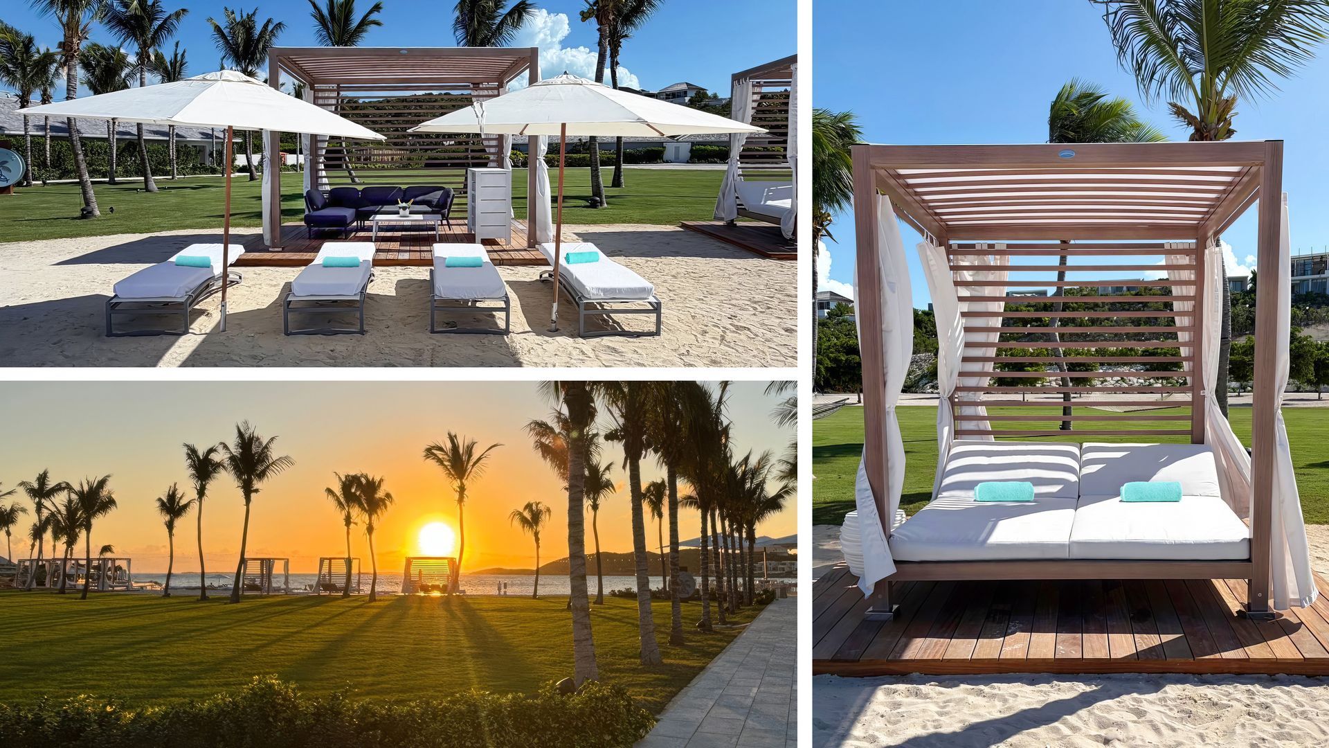 Sunset Cove Beach Cabanas