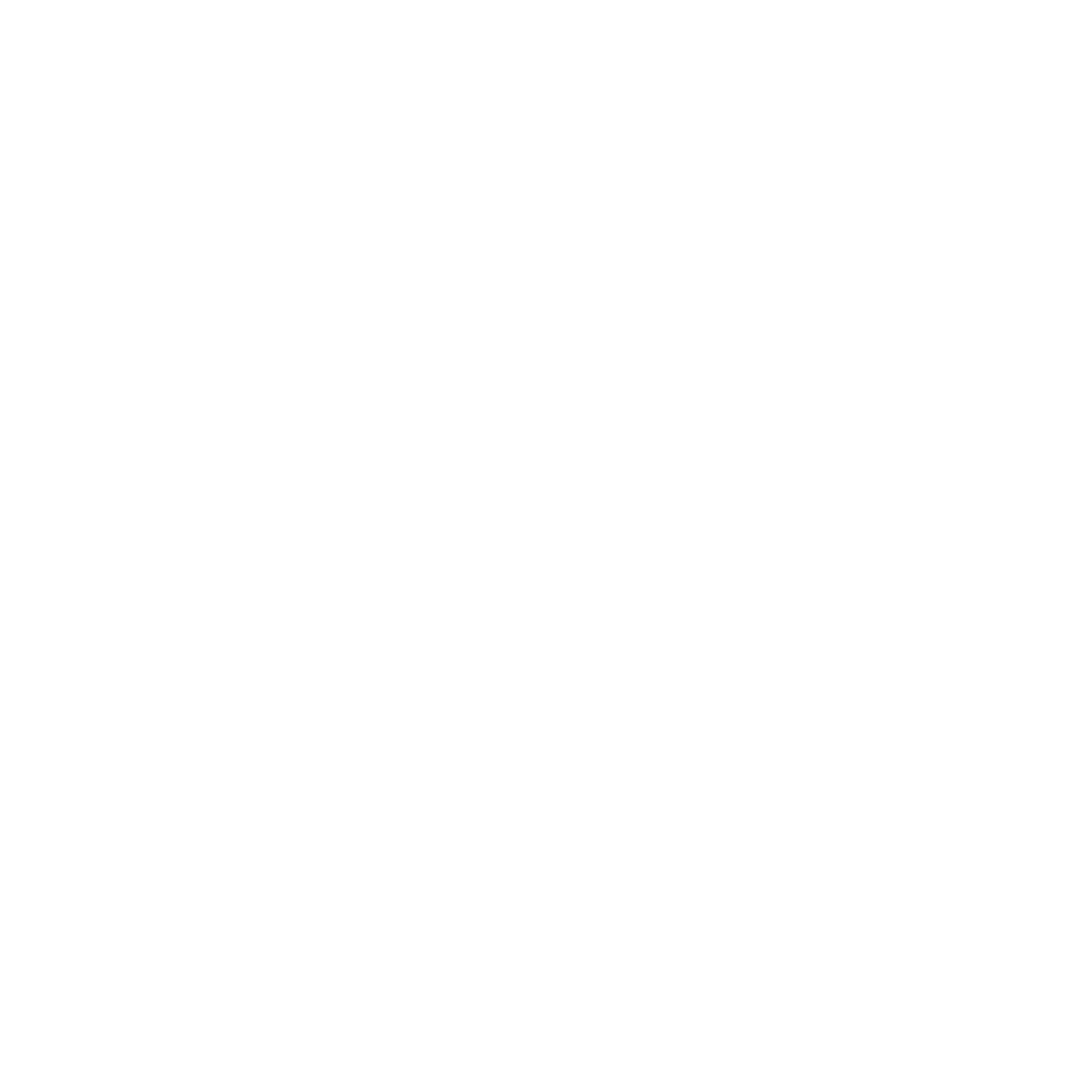 Three light blue circles with a white center on a white background