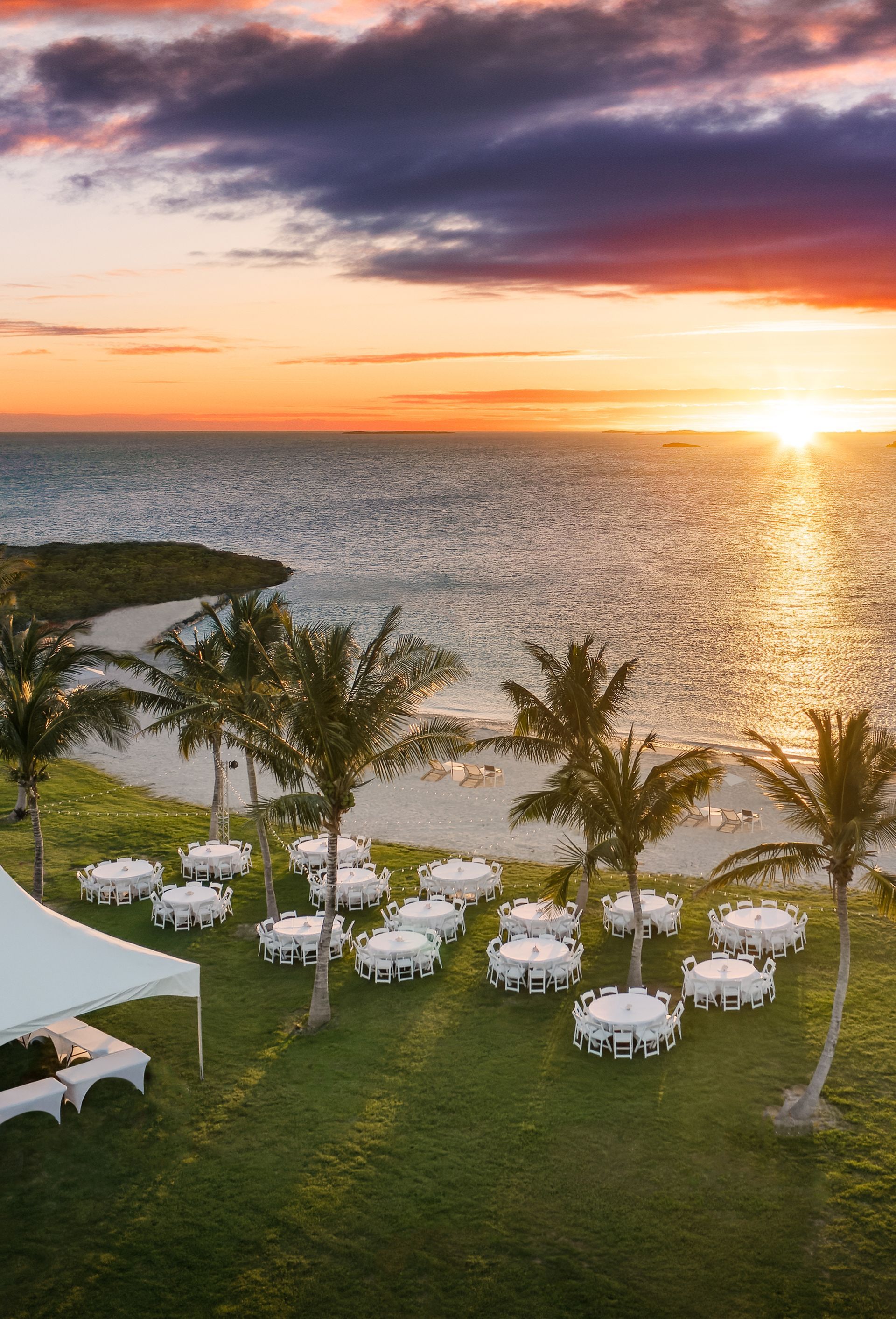 Sunset Cove beach Club Weddings
