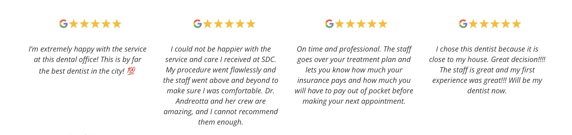 Read Our Patients Reviews | Best Dentist for gum therapy, root canals, Botox | Marrero LA
