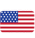 American flag with stars and stripes.